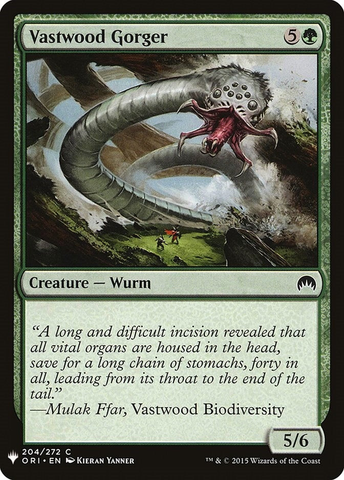 Image for Vastwood Gorger (The List Reprints) (204) - Magic: The Gathering