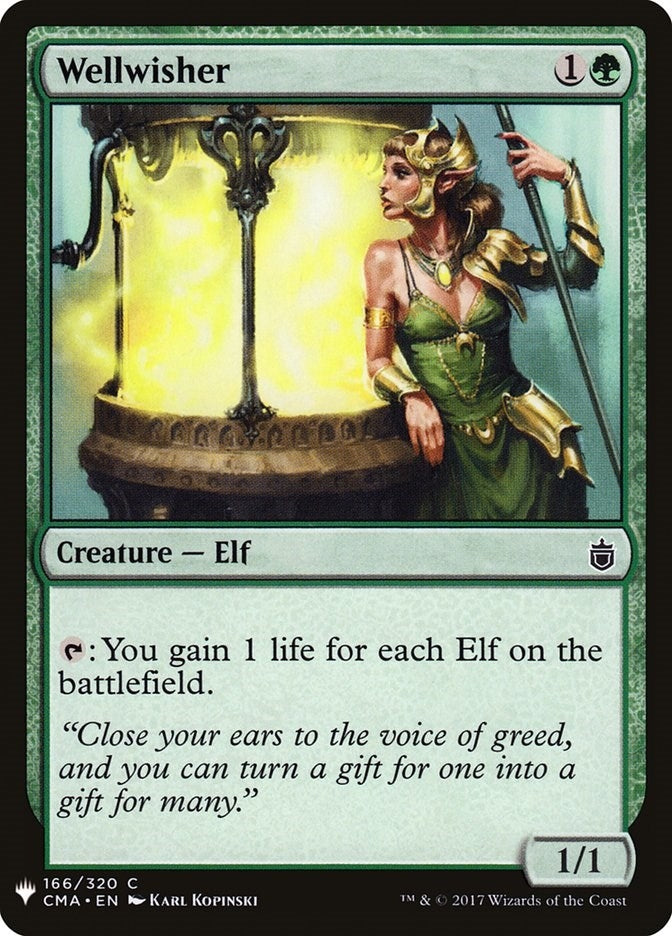 Image for Wellwisher (The List Reprints) (166) - Magic: The Gathering
