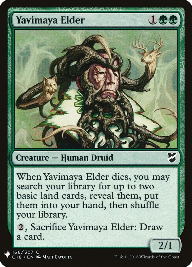 Image for Yavimaya Elder (The List Reprints) (166) - Magic: The Gathering