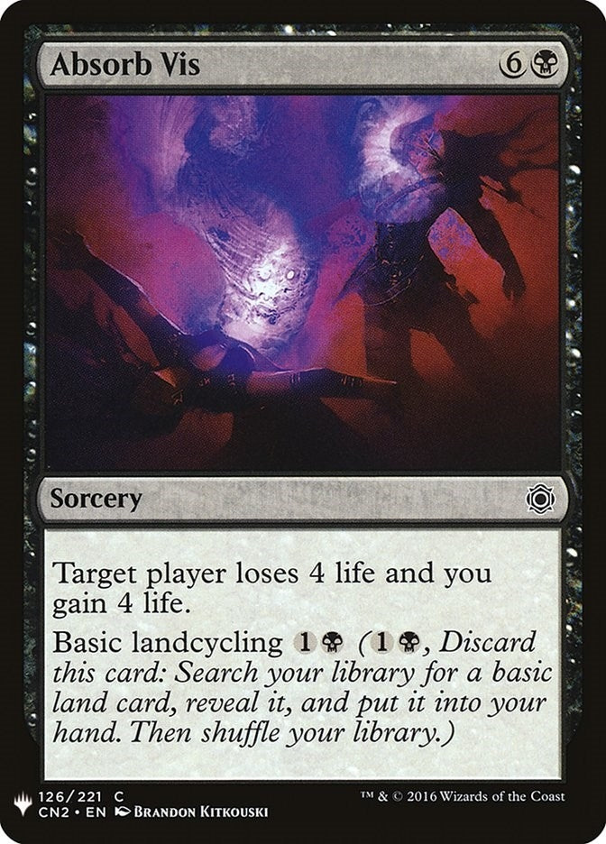 Image for Absorb Vis (The List Reprints) (126) - Magic: The Gathering
