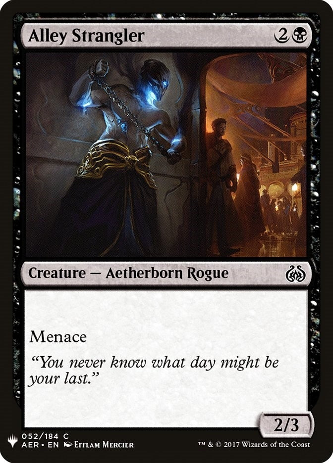 Image for Alley Strangler (The List Reprints) (52) - Magic: The Gathering