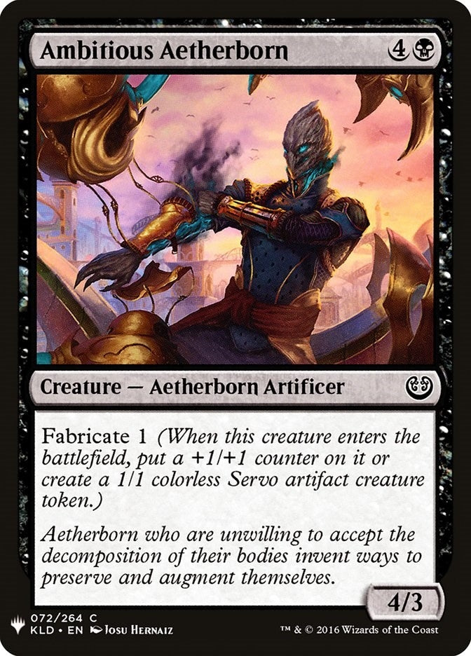 Image for Ambitious Aetherborn (The List Reprints) (72) - Magic: The Gathering