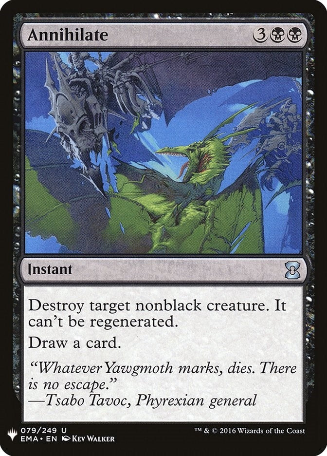 Image for Annihilate (The List Reprints) (79) - Magic: The Gathering