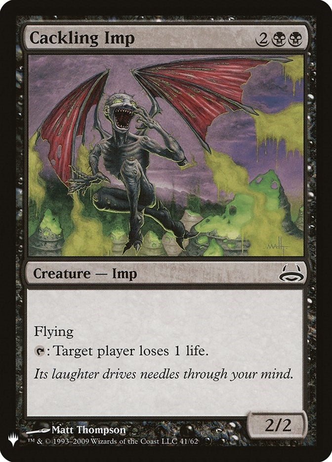 Image for Cackling Imp (The List Reprints) (41) - Magic: The Gathering