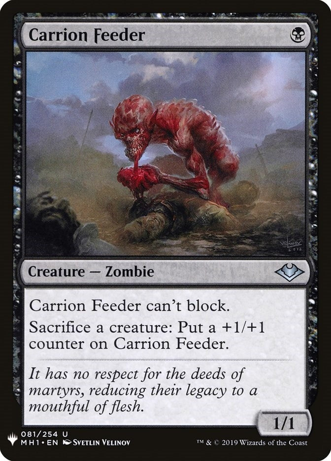 Image for Carrion Feeder (The List Reprints) (81) - Magic: The Gathering