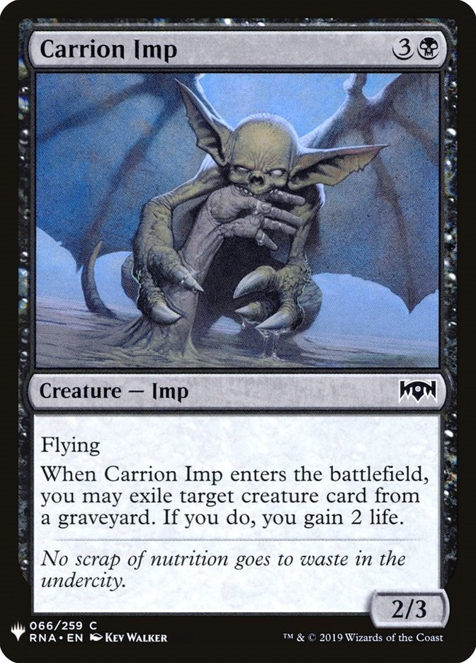 Image for Carrion Imp (The List Reprints) (66) - Magic: The Gathering