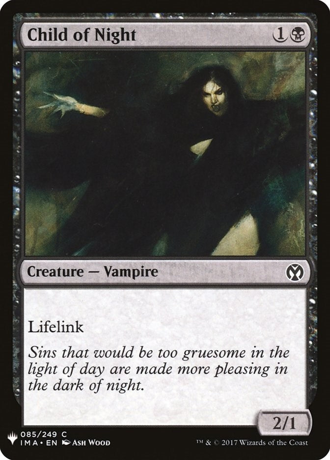 Image for Child of Night (The List Reprints) (85) - Magic: The Gathering