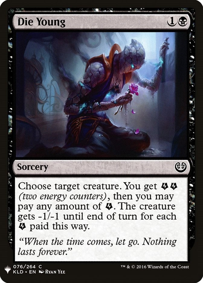 Image for Die Young (The List Reprints) (76) - Magic: The Gathering