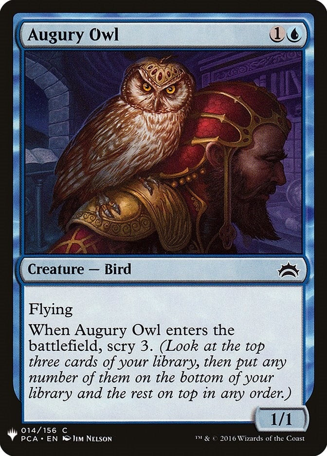 Image for Augury Owl (The List Reprints) (14) - Magic: The Gathering