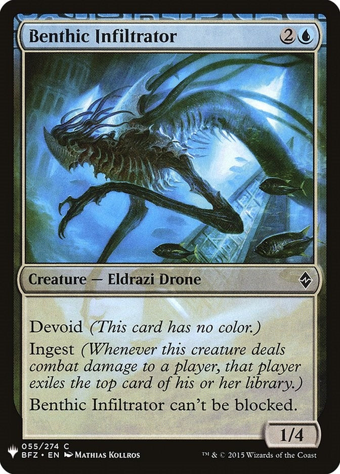Image for Benthic Infiltrator (The List Reprints) (55) - Magic: The Gathering