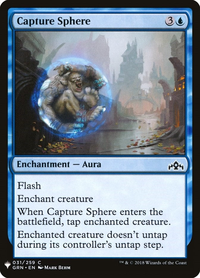 Image for Capture Sphere (The List Reprints) (31) - Magic: The Gathering
