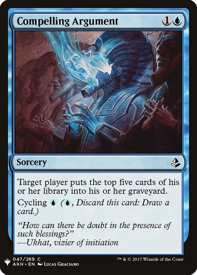 Image for Compelling Argument (The List Reprints) (47) - Magic: The Gathering