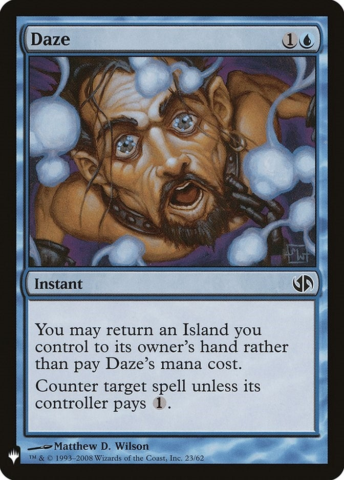 Image for Daze (The List Reprints) (23) - Magic: The Gathering