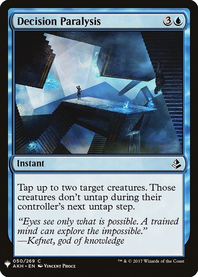 Image for Decision Paralysis (The List Reprints) (50) - Magic: The Gathering