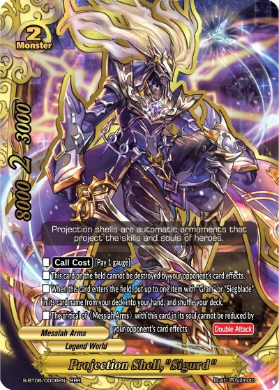 Image for Projection Shell, "Sigurd" (Soaring Superior Deity Dragon) (S-BT06/0006EN) - Future Card BuddyFight
