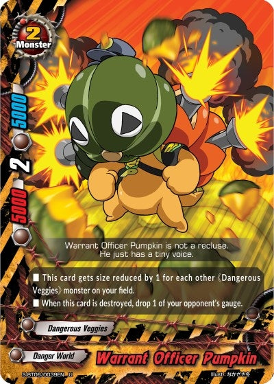 Image for Warrant Officer Pumpkin (Soaring Superior Deity Dragon) (S-BT06/0039EN) - Future Card BuddyFight