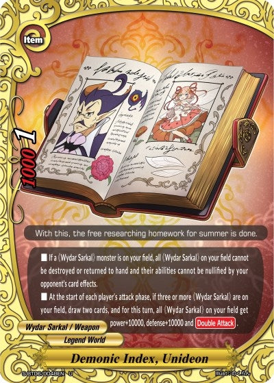 Image for Demonic Index, Unideon (Soaring Superior Deity Dragon) (S-BT06/0048EN) - Future Card BuddyFight