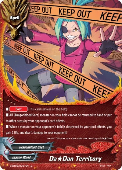 Image for Da Dan Territory (Soaring Superior Deity Dragon) (S-BT06/0051EN) - Future Card BuddyFight
