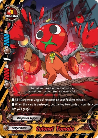 Image for Colonel Tomato (Soaring Superior Deity Dragon) (S-BT06/0053EN) - Future Card BuddyFight