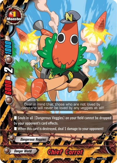 Image for Chief Carrot (Soaring Superior Deity Dragon) (S-BT06/0054EN) - Future Card BuddyFight