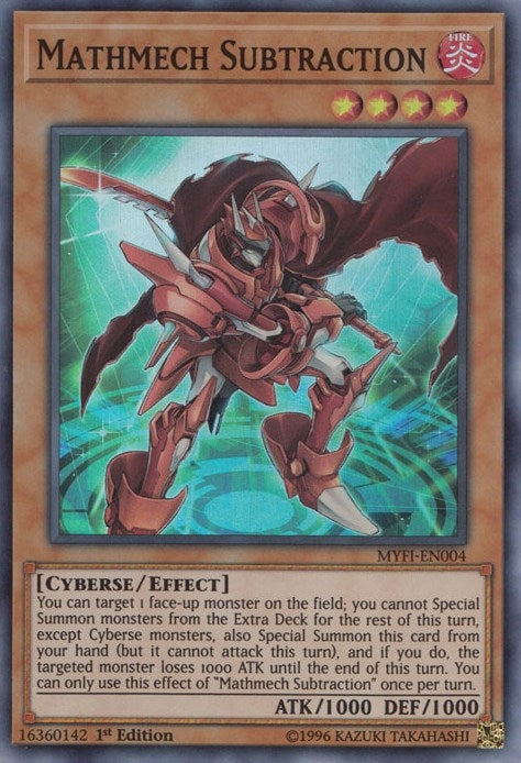 Image for Mathmech Subtraction (Mystic Fighters) (MYFI-EN004) - YuGiOh