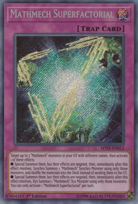 Image for Mathmech Superfactorial (Mystic Fighters) (MYFI-EN012) - YuGiOh