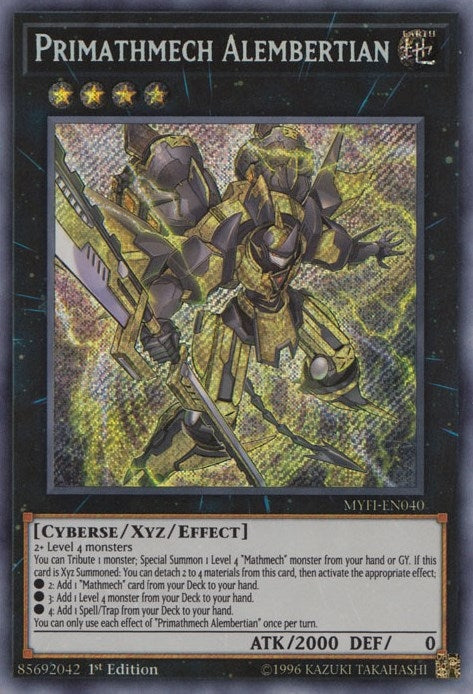 Image for Primathmech Alembertian (Mystic Fighters) (MYFI-EN040) - YuGiOh
