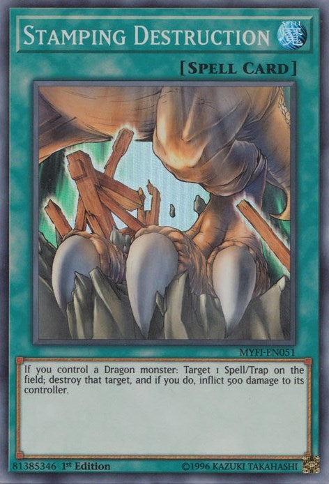 Image for Stamping Destruction (Mystic Fighters) (MYFI-EN051) - YuGiOh