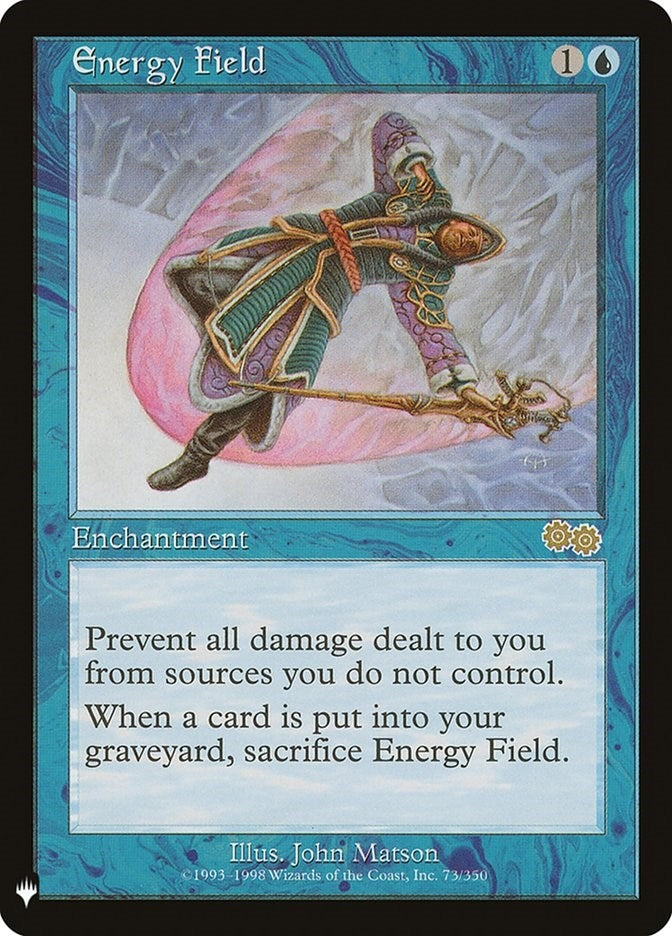 Image for Energy Field (The List Reprints) (73/350) - Magic: The Gathering