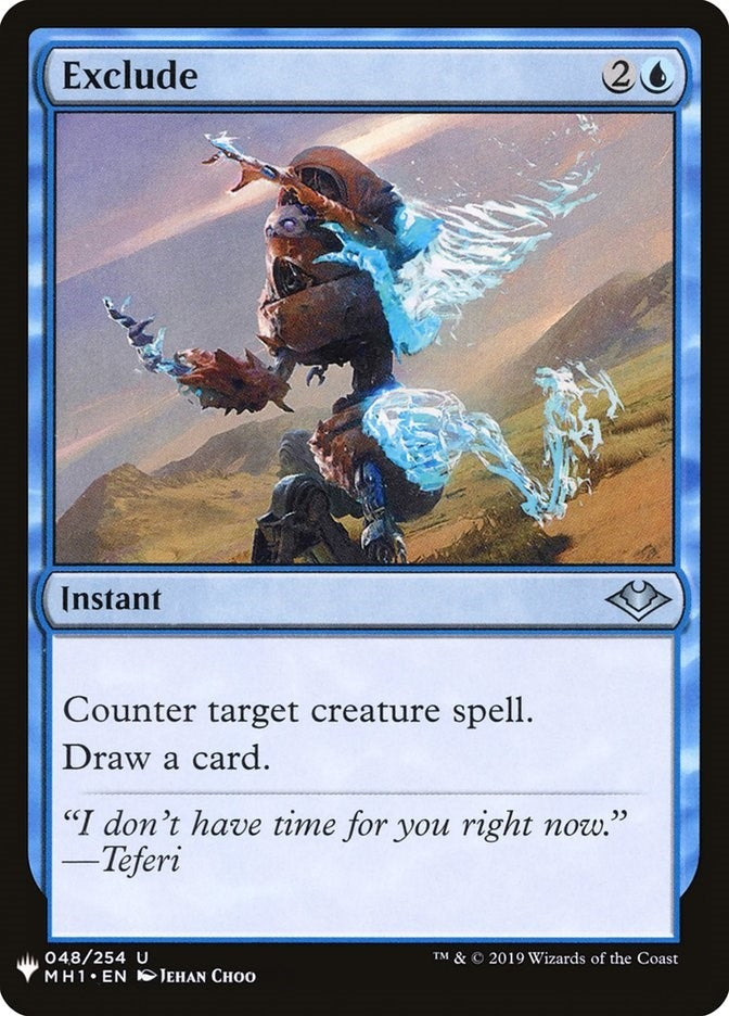 Image for Exclude (The List Reprints) (48) - Magic: The Gathering