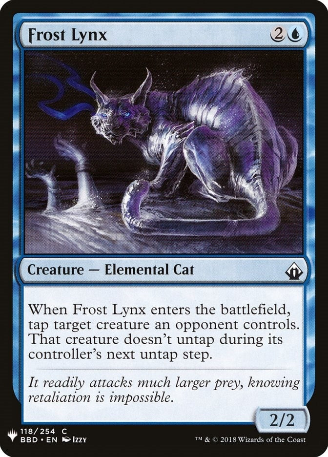 Image for Frost Lynx (The List Reprints) (118) - Magic: The Gathering