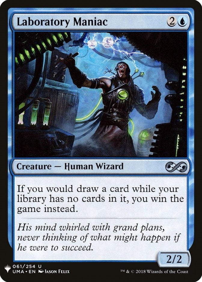 Image for Laboratory Maniac (UMA) (The List Reprints) (61) - Magic: The Gathering