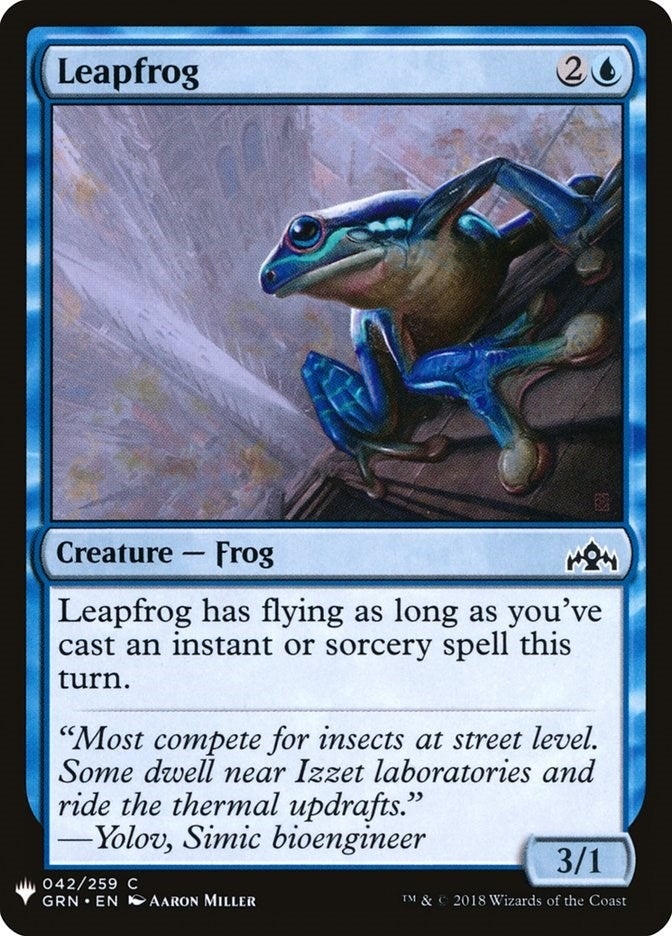 Image for Leapfrog (The List Reprints) (42) - Magic: The Gathering