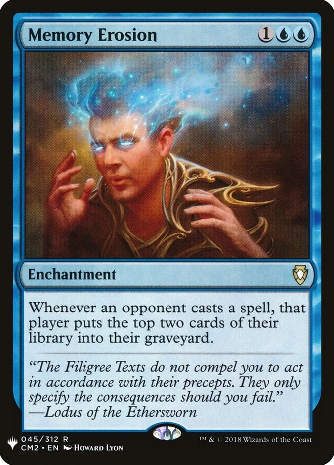 Image for Memory Erosion (The List Reprints) (45) - Magic: The Gathering