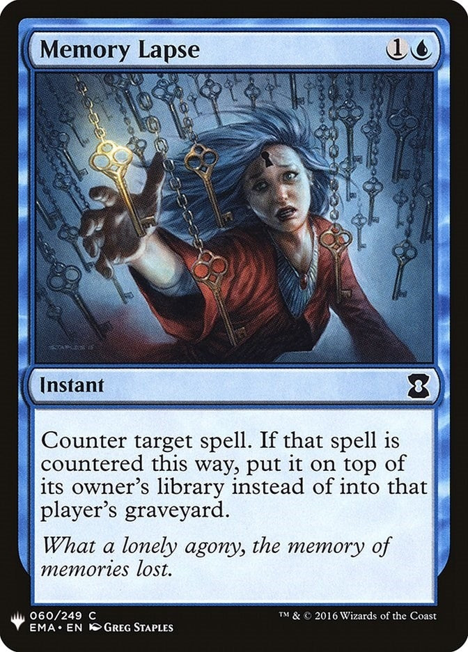 Image for Memory Lapse (The List Reprints) (60) - Magic: The Gathering