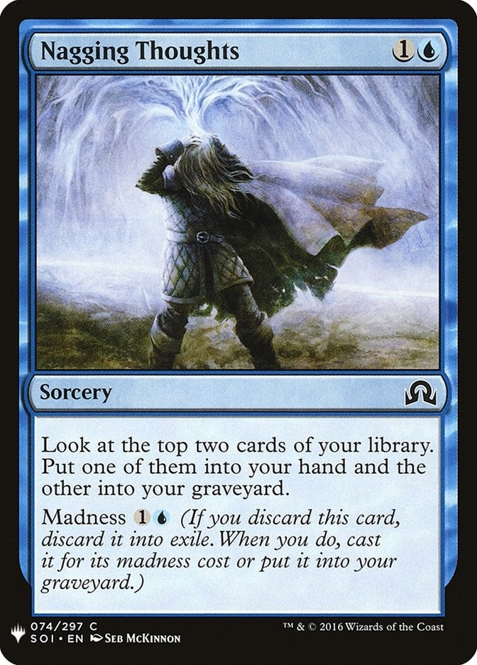Image for Nagging Thoughts (The List Reprints) (74) - Magic: The Gathering