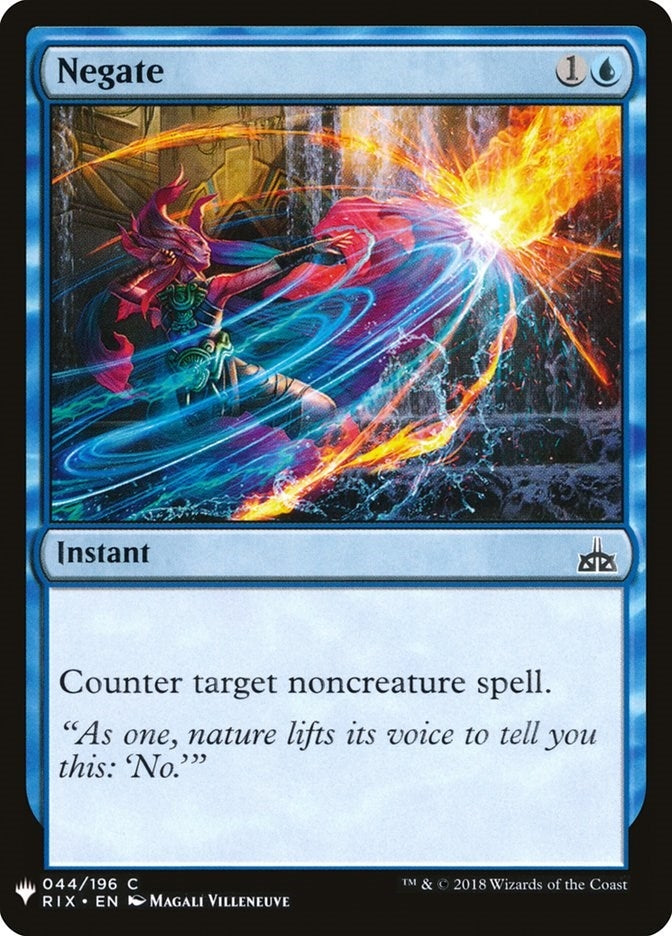 Image for Negate (RIX) (The List Reprints) (44) - Magic: The Gathering