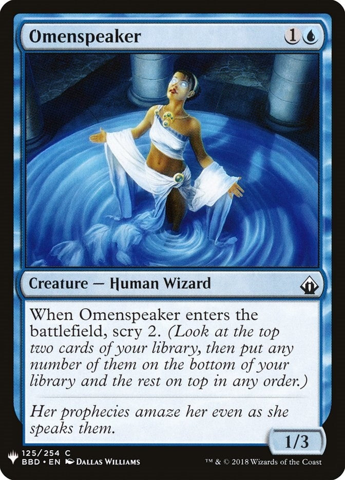 Image for Omenspeaker (The List Reprints) (125) - Magic: The Gathering