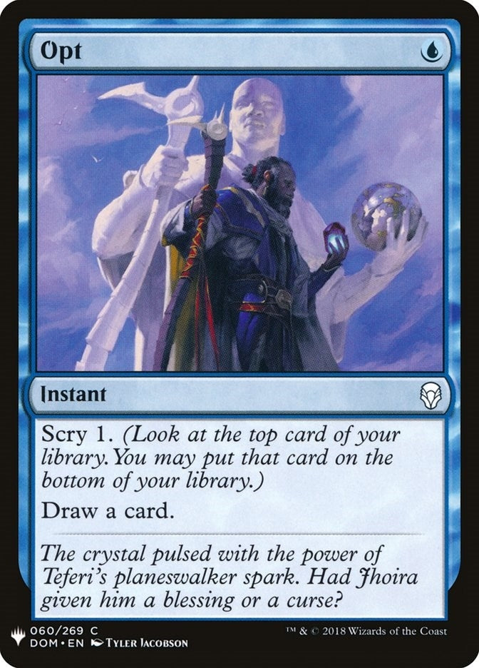 Image for Opt (The List Reprints) (60) - Magic: The Gathering
