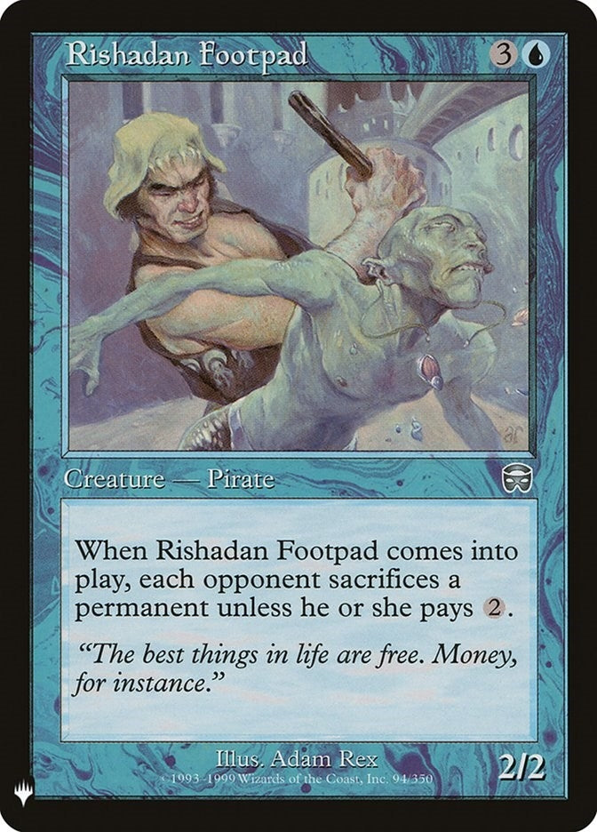 Image for Rishadan Footpad (The List Reprints) (94) - Magic: The Gathering