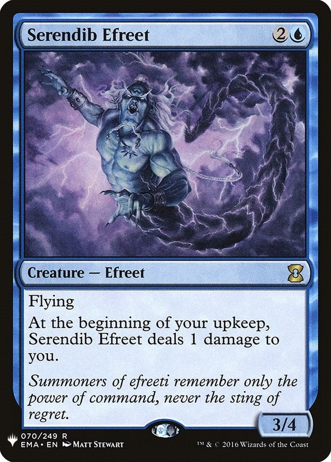 Image for Serendib Efreet (The List Reprints) (70) - Magic: The Gathering
