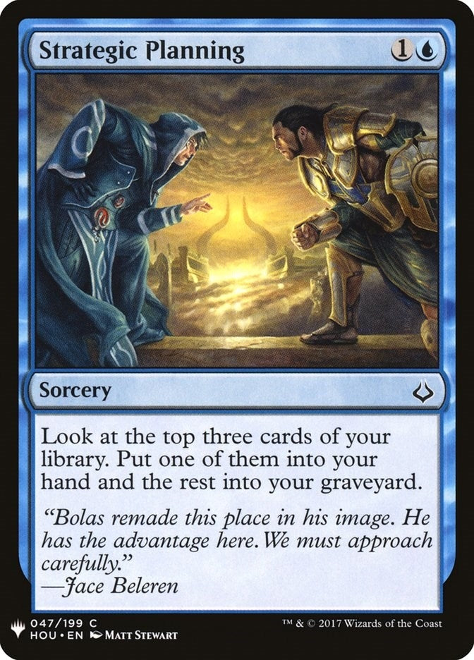 Image for Strategic Planning (The List Reprints) (47) - Magic: The Gathering