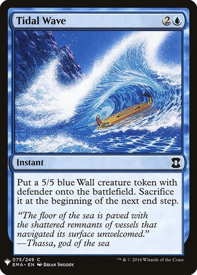 Image for Tidal Wave (The List Reprints) (75) - Magic: The Gathering
