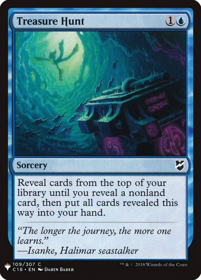 Image for Treasure Hunt (The List Reprints) (109) - Magic: The Gathering