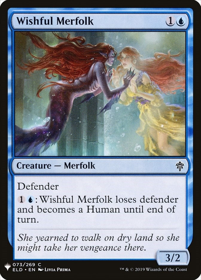 Image for Wishful Merfolk (The List Reprints) (73) - Magic: The Gathering