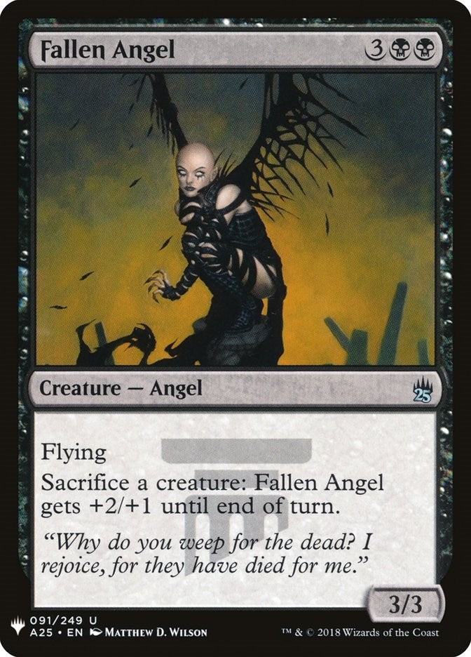 Image for Fallen Angel (The List Reprints) (91) - Magic: The Gathering