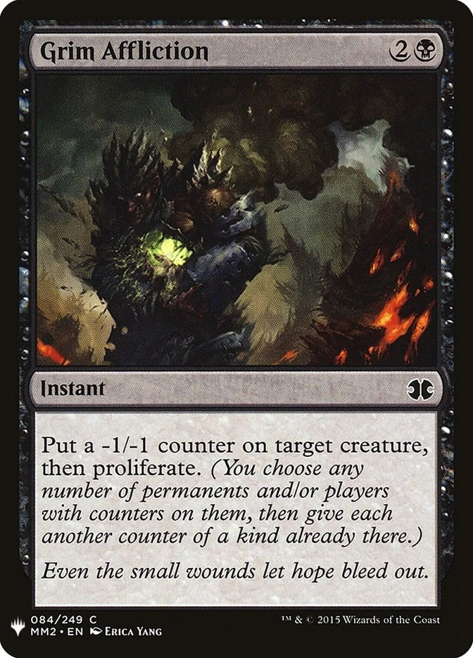Image for Grim Affliction (The List Reprints) (84) - Magic: The Gathering