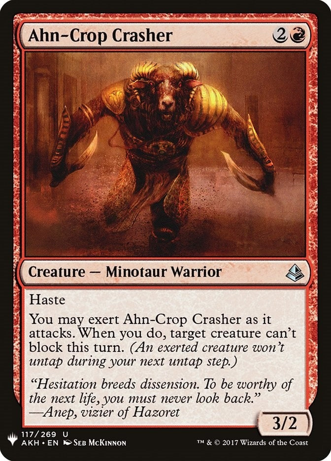 Image for Ahn-Crop Crasher (The List Reprints) (117) - Magic: The Gathering