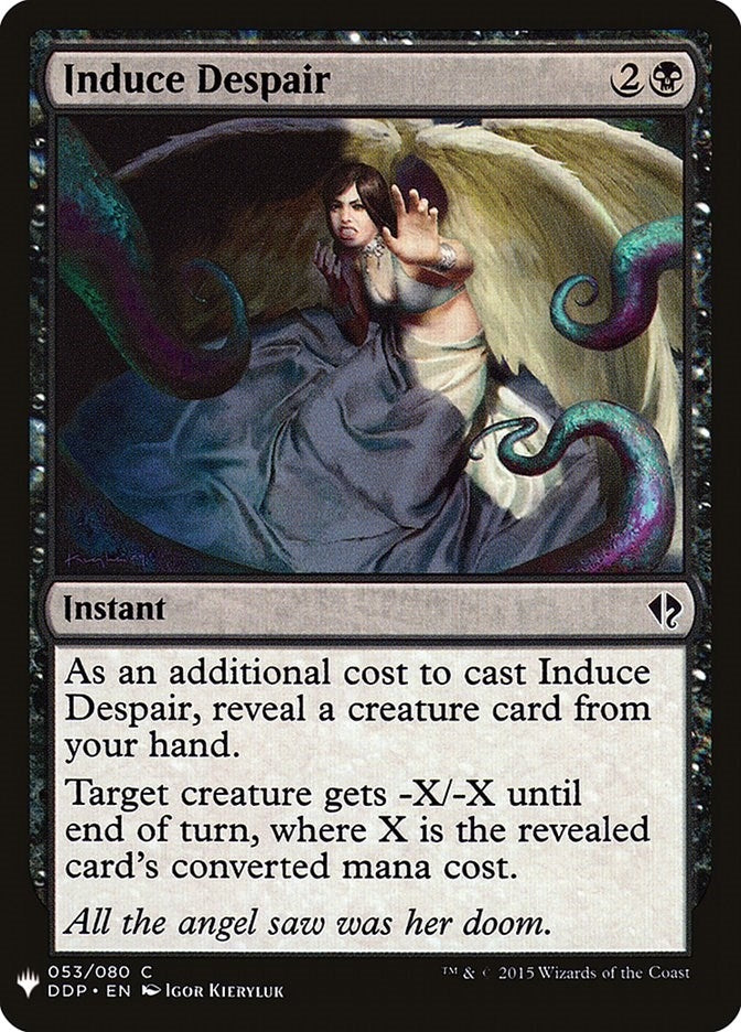 Image for Induce Despair (The List Reprints) (53) - Magic: The Gathering