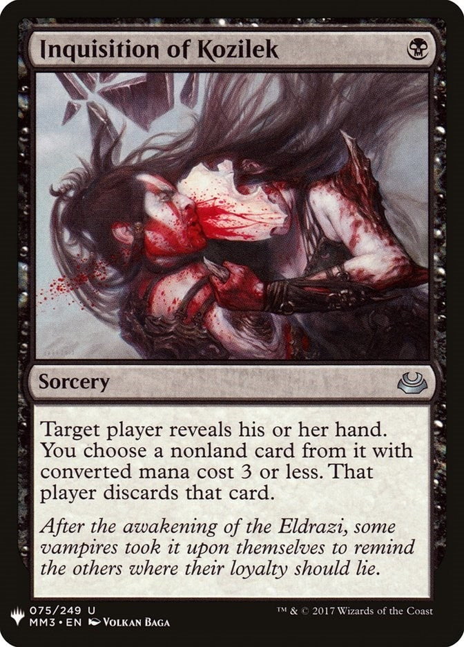 Image for Inquisition of Kozilek (The List Reprints) (75) - Magic: The Gathering